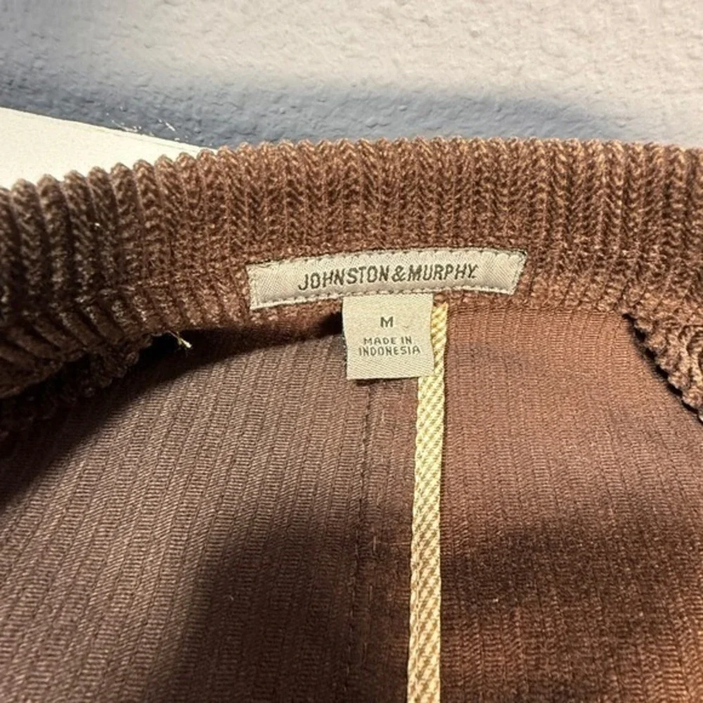 Johnston Murphy Mens Brown Corduroy‎ Blazer Jacket Size M